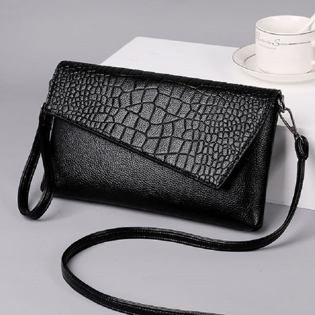 Crocodile Pattern Square Crossbody