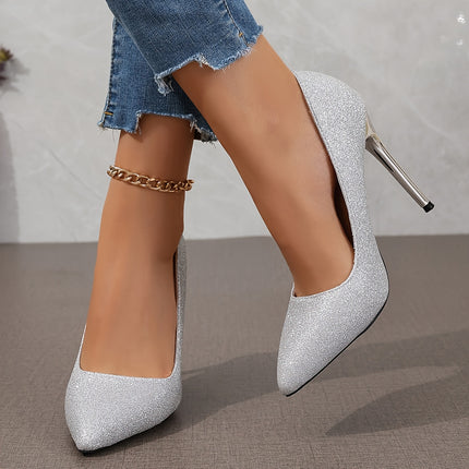 Sexy Glitter Stiletto High Heels