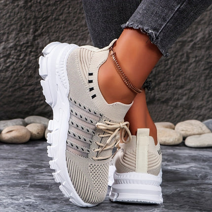 Women's Breathable Platform Sneakers