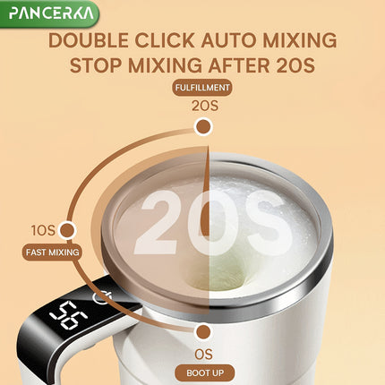Rechargeable Self-Stirring Mug – Keeps Your Drink Perfect
