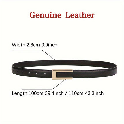 Genuine Cowhide Leather Belt