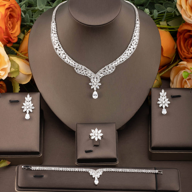 Luxury 18K Gold Sunflower Set