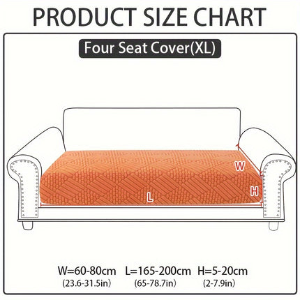 Modern Polar Fleece Sofa Slipcover - Elastic-Fit, Pet-Friendly Protector