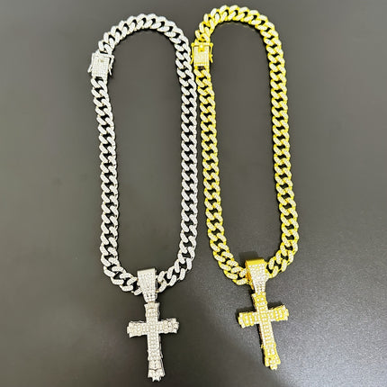Sky Talent Bao Gold-Plated Cross Necklace