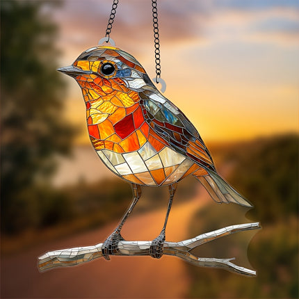 Robin Suncatcher Charming Decor for Nature Lovers