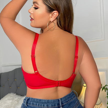 Plus Size Lace Comfort Bra