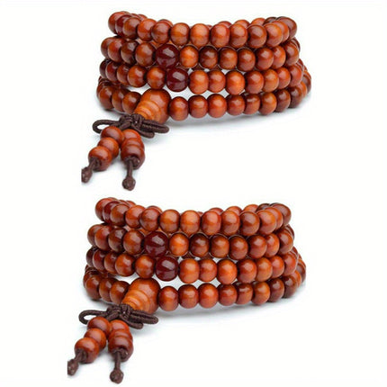 Men's 108 Beads Sandalwood Prayer Bracelet