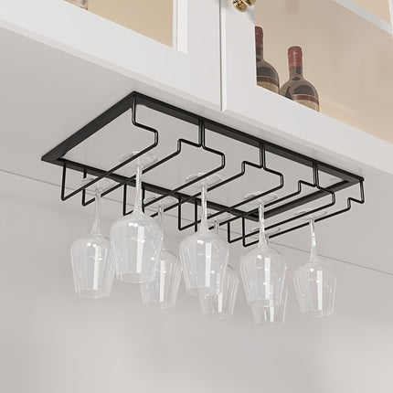 Versatile Metal Wine Glass Holder – High-Leg Cup Hanging Rack