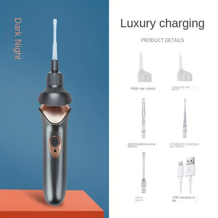 Rechargeable LED Ear Cleaner - Safe & Odorless for All