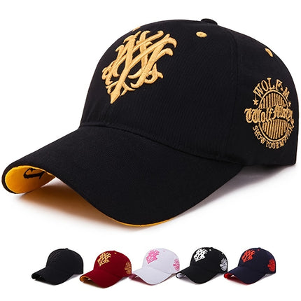 Embroidered Sunshade Baseball Cap