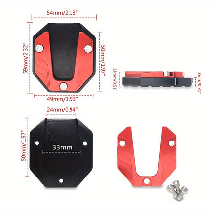 Motorcycle Foot Support Pad – Anti-Skid Stability & Comfort