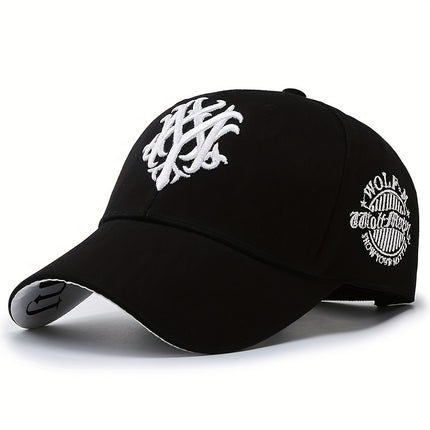 Embroidered Sunshade Baseball Cap
