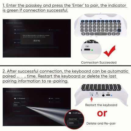 Wireless Chatpad for PS5 Gaming