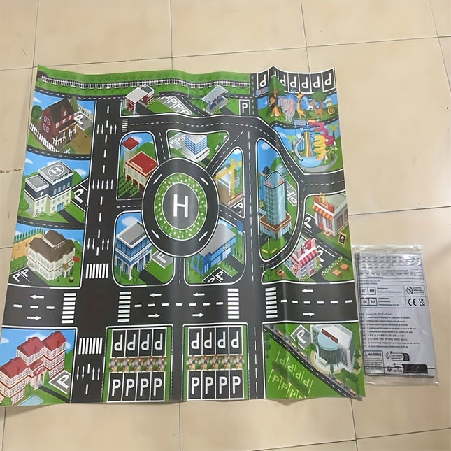 City Traffic Play Mat – Fun & Educational Toy for Kids