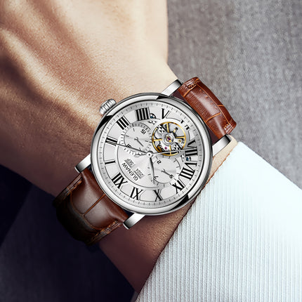 Multi-Dial Automatic Mechanical Watch