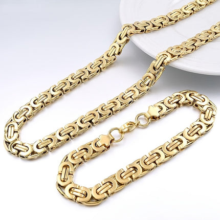 Classic Men's Egyptian Byzantine Jewelry Set