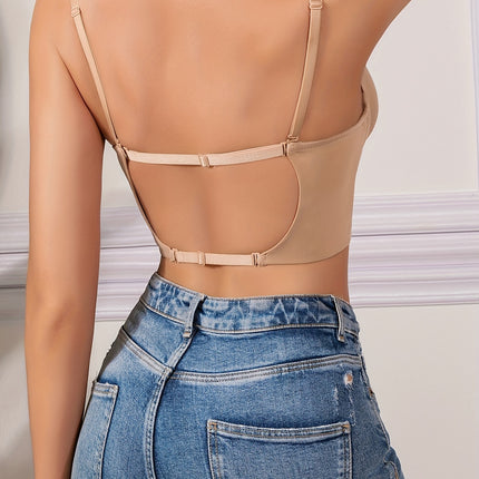 Hollow Out Scoop Push-Up Bra