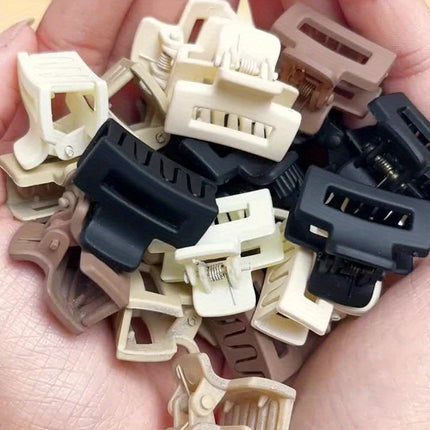 Frosted Cartoon Mini Hair Clips (10/20pcs)