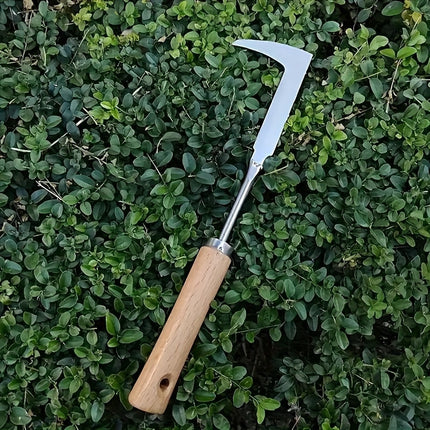 Stainless Steel Weed Puller - Serrated Gardening Knife Tool