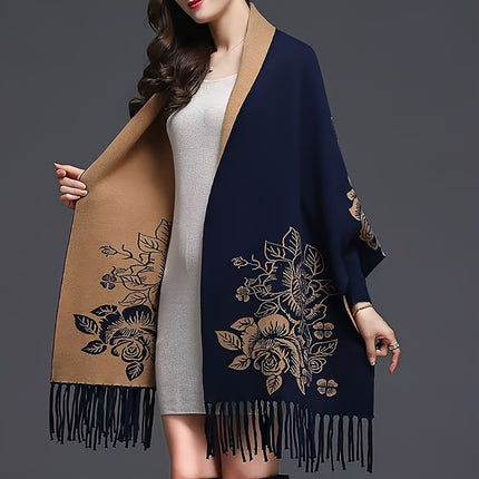 Goddess Shawl Coat - Retro Elegance
