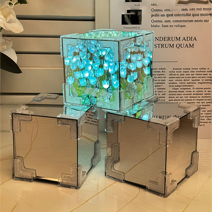 DIY Tulip Flower 3D Illusion Night Light - Heartfelt Gift