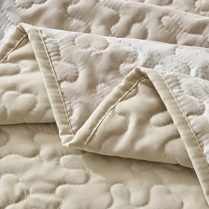 Retro Star Print Bedspread Set - Soft & Breathable