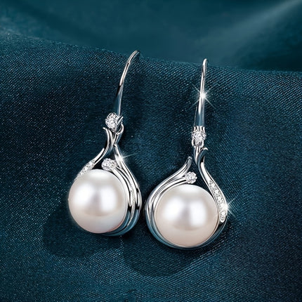 Elegant Pearl Necklace & Earrings Set