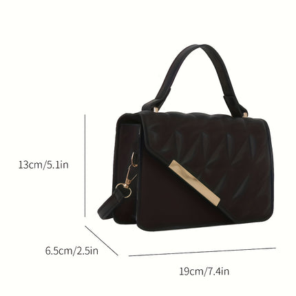 Elegant Quilted Crossbody Satchel