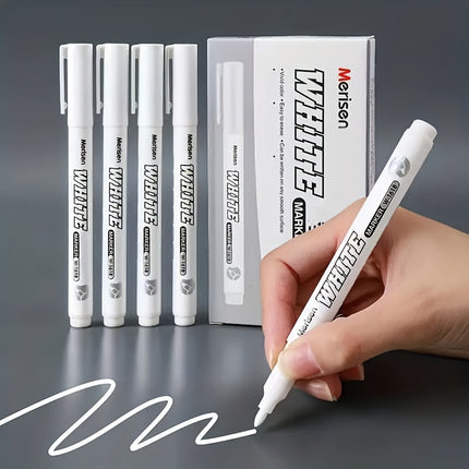 2pcs White Permanent Marker Pens