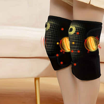 Electric Heating Knee Brace with Vibration Massage - USB Powered