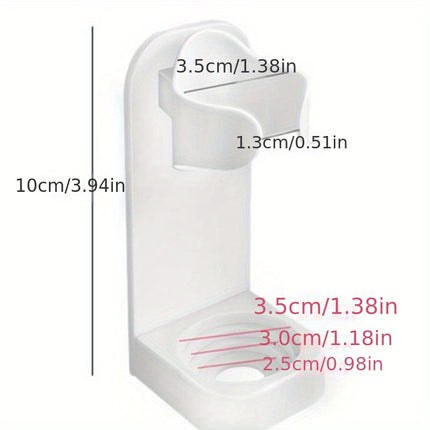 Wall-Mounted Electric Toothbrush Holder – No Drill Organizer - Monti Bargains