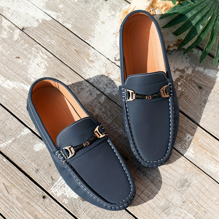 Men's Dark Blue Casual Loafers