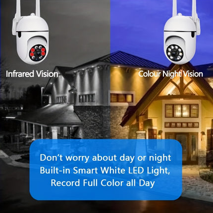 1080P WiFi Security Camera - Motion Tracking & Night Vision