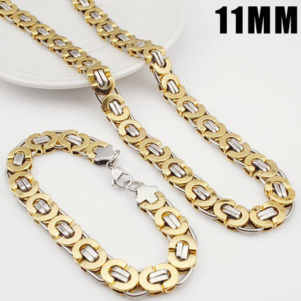 Classic Men's Egyptian Byzantine Jewelry Set