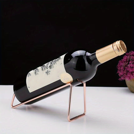 Nordic Simple Red Wine Rack – Elegant Wine Stand Ornament