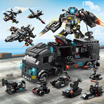 8-in-1 City Building Blocks - Monti Bargains