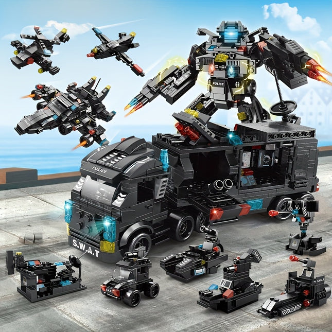 8-in-1 City Building Blocks - Monti Bargains