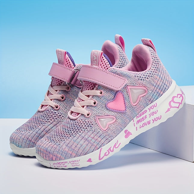Cute Heart Low-Top Sneakers