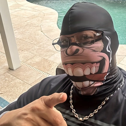 Ghost Skull Balaclava Mask - UV Protection & Windproof
