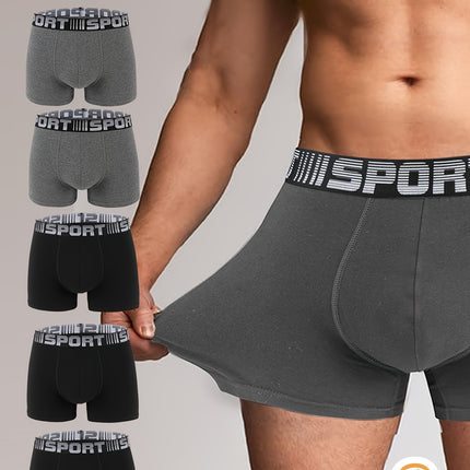 Men's Cotton Stretch Boxer Set