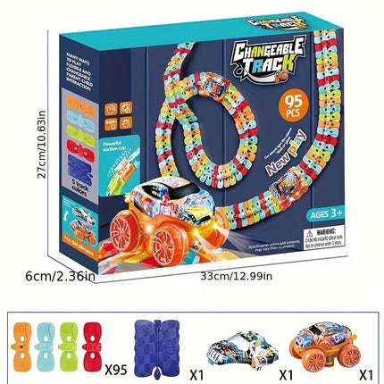 Luminous Race Track Car Toy Set – Fun Gift for Kids
