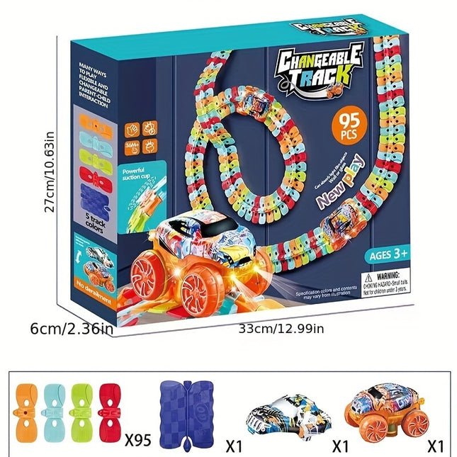 Luminous Race Track Car Toy Set – Fun Gift for Kids