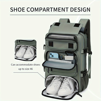 Multi-Functional Travel Backpack with Laptop Compartment