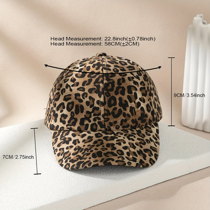 Leopard Print Baseball Cap