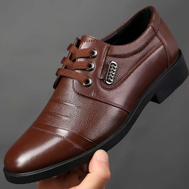 Men's Classic Leather Derby Shoes