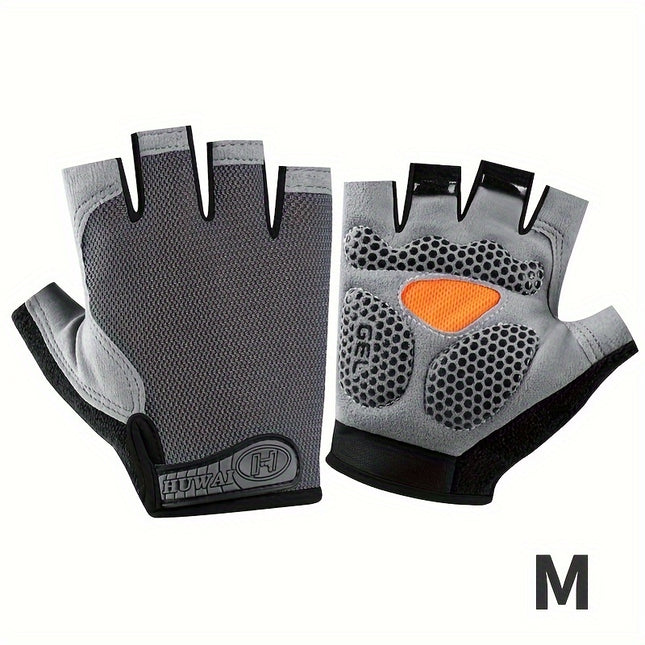 Breathable Half-Finger Sports Gloves for Cycling & Fitness