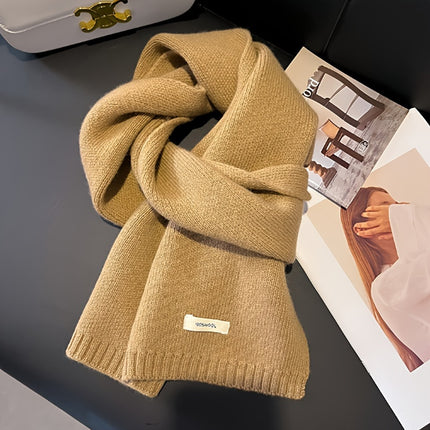Luxurious 100% Pure Wool Knit Scarf