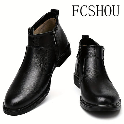 FCSHOU Men's High-Top Chelsea Boots