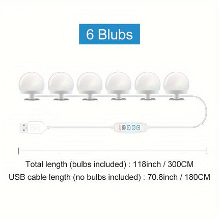 LED Makeup Mirror Lights Kit
