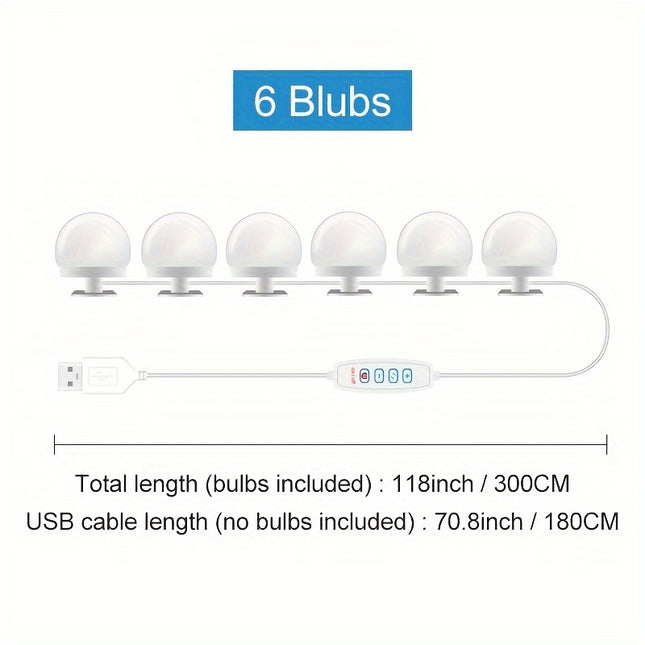LED Makeup Mirror Lights Kit